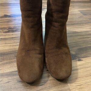 Stuart Weitzman Brown Suede Heeled Boots
